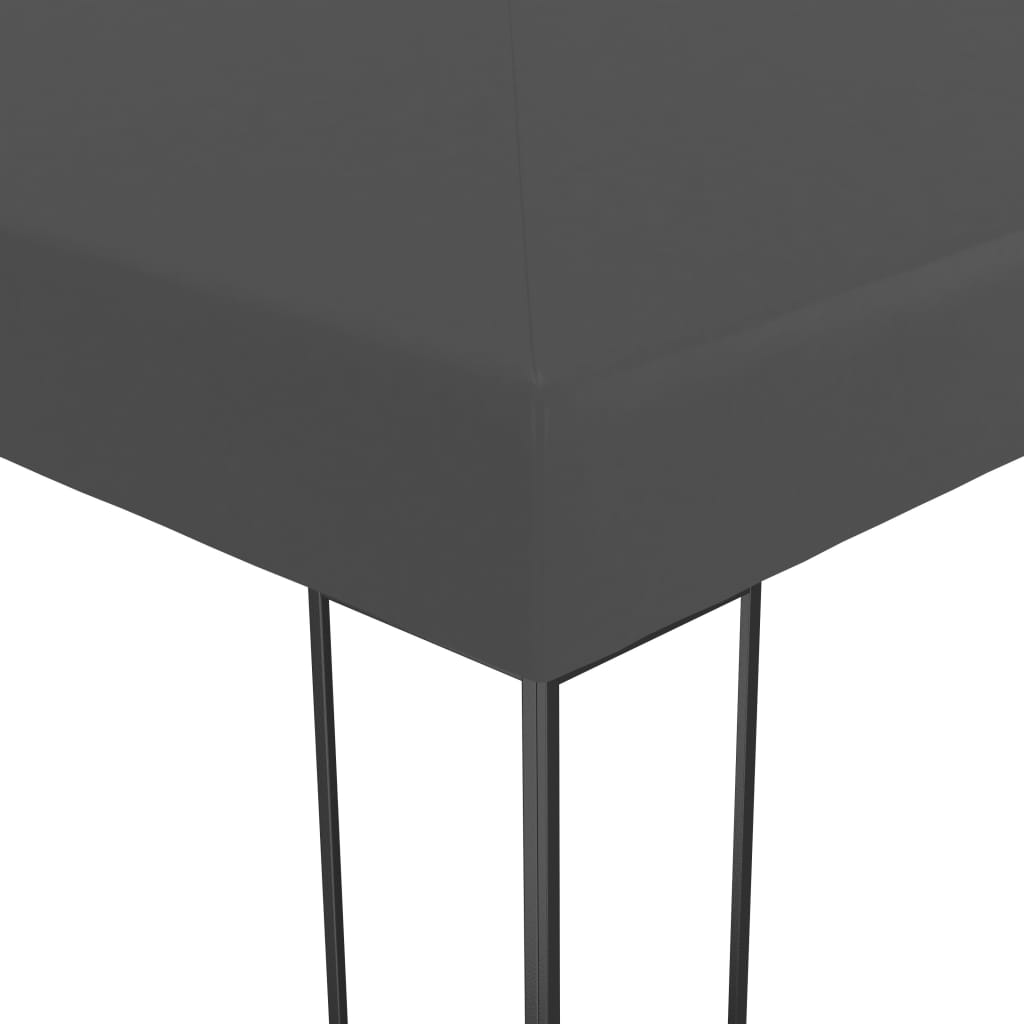 Vidaxl tuinpaviljoen 3x3 m antraciet