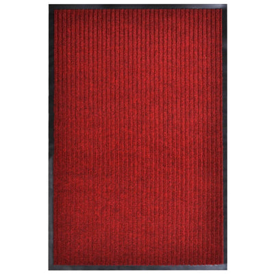 Vidaxl deurmat 117x220 cm pvc rood