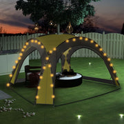 Vidaxl partytent met led en 4 zijwanden 3,6x3,6x2,3 m groen - afbeelding 1