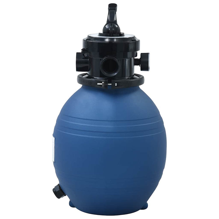 Vidaxl zwembadzandfilter met 4-positie ventiel 300 mm blauw