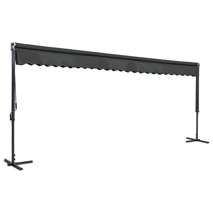 VidaXL Luifel vrijstaand 600x300 cm antraciet