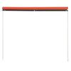 Vidaxl luifel uittrekbaar 100x150 cm oranje en bruin