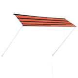 Vidaxl luifel uittrekbaar 300x150 cm oranje en bruin - afbeelding 2