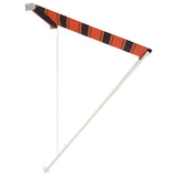 Vidaxl luifel uittrekbaar 300x150 cm oranje en bruin - afbeelding 3