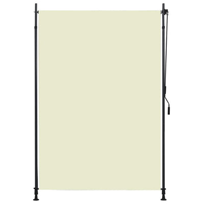 Vidaxl rolgordijn voor buiten 150x270 cm crème