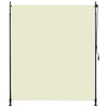 Vidaxl rolgordijn voor buiten 200x270 cm crème