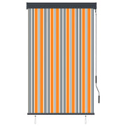 Vidaxl rolgordijn voor buiten 100x250 cm geel en blauw - afbeelding 2