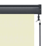 Vidaxl rolgordijn voor buiten 100x250 cm crème - afbeelding 3