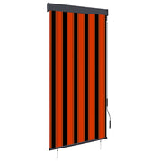 Vidaxl rolgordijn voor buiten 100x250 cm oranje en bruin - afbeelding 1