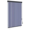 Vidaxl rolgordijn voor buiten 120x250 cm blauw en wit