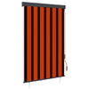 Vidaxl rolgordijn voor buiten 120x250 cm oranje en bruin