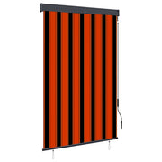 Vidaxl rolgordijn voor buiten 120x250 cm oranje en bruin - afbeelding 1