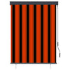 Vidaxl rolgordijn voor buiten 120x250 cm oranje en bruin