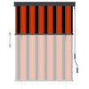 Vidaxl rolgordijn voor buiten 120x250 cm oranje en bruin