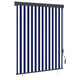 Vidaxl rolgordijn voor buiten 140x250 cm blauw en wit