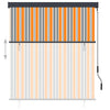 Vidaxl rolgordijn voor buiten 140x250 cm geel en blauw
