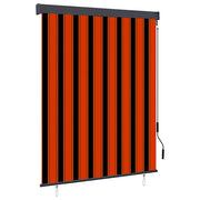 Vidaxl rolgordijn voor buiten 140x250 cm oranje en bruin - afbeelding 1