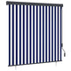 Vidaxl rolgordijn voor buiten 160x250 cm blauw en wit
