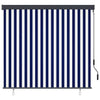 Vidaxl rolgordijn voor buiten 160x250 cm blauw en wit