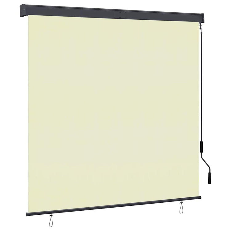 Vidaxl rolgordijn voor buiten 160x250 cm crème