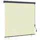 Vidaxl rolgordijn voor buiten 160x250 cm crème