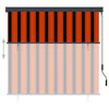Vidaxl rolgordijn voor buiten 160x250 cm oranje en bruin