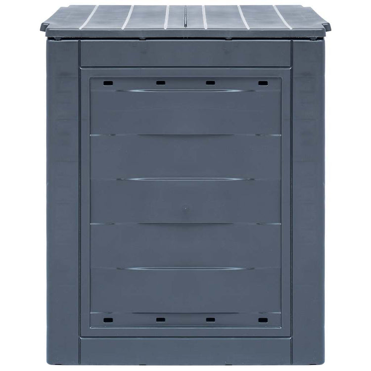 Vidaxl compostbakken 3 st 780 l 60x60x73 cm grijs
