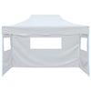 Vidaxl partytent met 3 zijwanden inklapbaar 291x413x315 cm wit