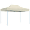 Vidaxl partytent inklapbaar 3x4 m staal crème