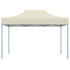 Vidaxl partytent inklapbaar 3x4 m staal crème