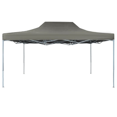 Vidaxl partytent inklapbaar 3x4 m staal antraciet