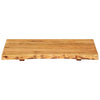 Vidaxl wastafelblad 58x52x2,5 cm massief acaciahout
