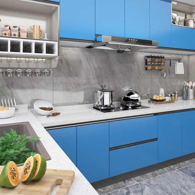Vidaxl meubelfolie zelfklevend 500x90 cm pvc azuurblauw