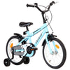 VidaXL Kinderfiets 16 inch zwart en blauw