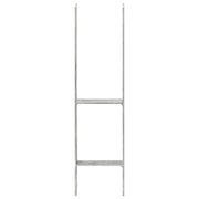 Vidaxl grondankers 6 st 14x6x60 cm gegalvaniseerd staal zilverkleurig - afbeelding 3