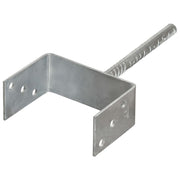Vidaxl grondankers 6 st 14x6x30 cm gegalvaniseerd staal zilverkleurig - afbeelding 2