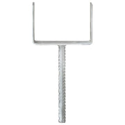 Vidaxl grondankers 6 st 14x6x30 cm gegalvaniseerd staal zilverkleurig - afbeelding 3