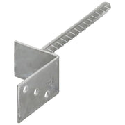 Vidaxl grondankers 6 st 8x6x30 cm gegalvaniseerd staal zilverkleurig - afbeelding 2
