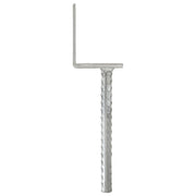 Vidaxl grondankers 6 st 8x6x30 cm gegalvaniseerd staal zilverkleurig - afbeelding 3