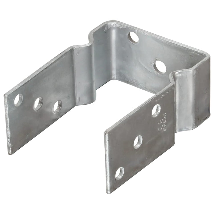 Vidaxl grondankers 6 st 10x6x15 cm gegalvaniseerd staal zilverkleurig