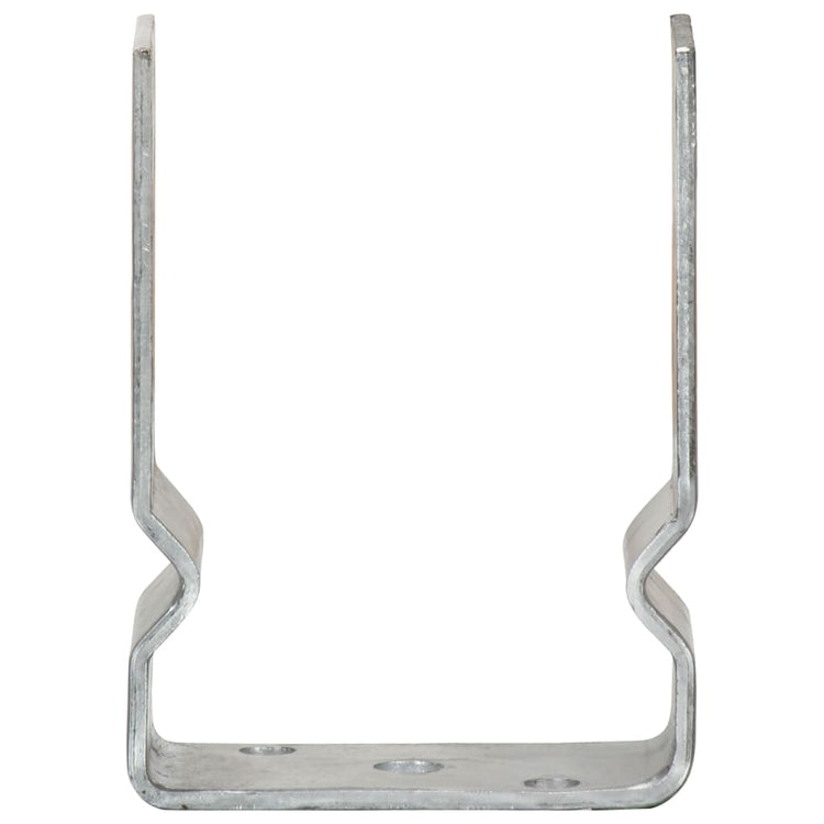 Vidaxl grondankers 6 st 10x6x15 cm gegalvaniseerd staal zilverkleurig