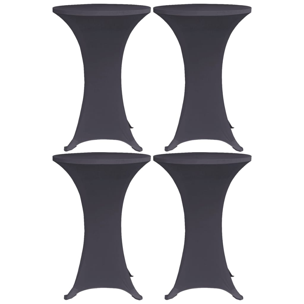 Vidaxl tafelhoes stretch 4 st 60 cm antraciet