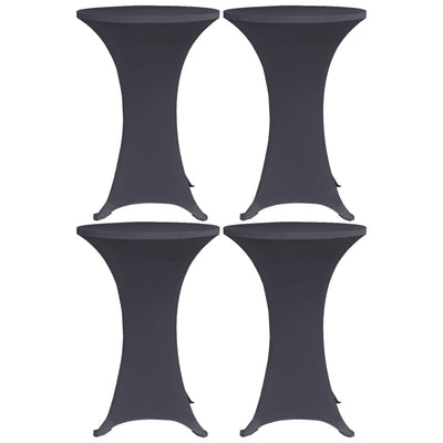 Vidaxl tafelhoes stretch 4 st 60 cm antraciet