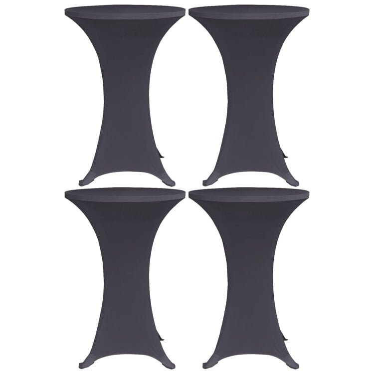 Vidaxl tafelhoes stretch 4 st 60 cm antraciet