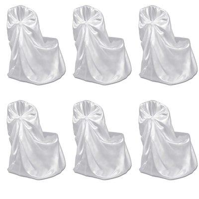 VidaXL Stoelhoes voor bruiloft 12 st wit