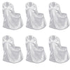 Vidaxl stoelhoes voor bruiloft 12 st wit