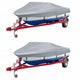 Vidaxl boothoezen 2 st 427-488x173 cm grijs