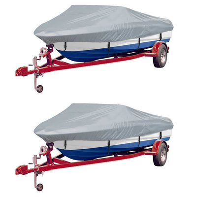 Vidaxl boothoezen 2 st 610-671x254 cm grijs