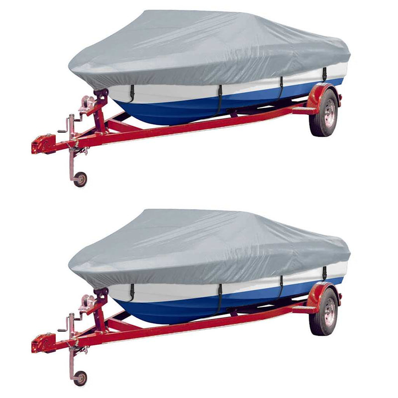 Vidaxl boothoezen 2 st 610-671x254 cm grijs