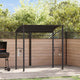 Vidaxl barbecue paviljoen 215x150x220 cm staal antraciet